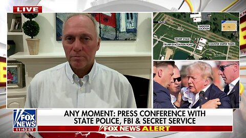 Steve Scalise Addresses Trump Shooting: 'Thank God He Is Still Alive And Okay'