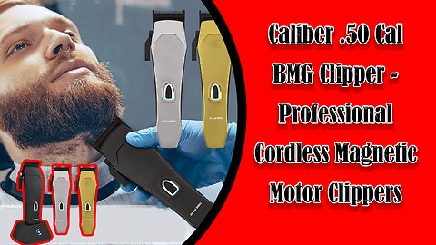Caliber .50 Cal BMG Clipper - Professional Cordless Magnetic