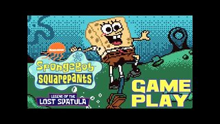 SpongeBob SquarePants: Legend of the Lost Spatula - Game Boy Color Gameplay 😎Benjamillion