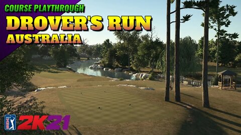 Drover's Run, Australia - PGA TOUR 2K21 (Course Playthrough)