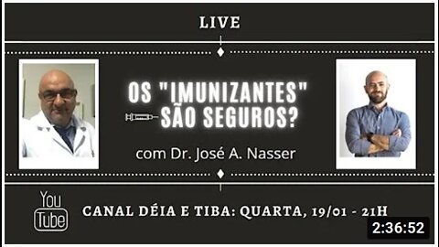 Dr. José A. Nasser e Tiba Camargos - Live 19/01/2022