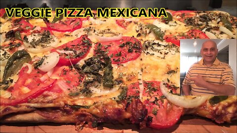 Veggie Pizza l Veggie Mexicana Pizza Recipe l Gastro Guru