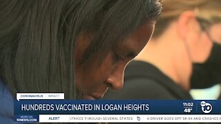 Hundreds vaccinated at event to close disparity among Black, Hispanic San Diegans