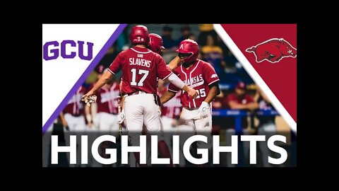 Grand Canyon vs Arkansas Highlights | Regionals | 2022 College Baseball Highlights