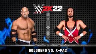 Goldberg Vs. X-Pac - SmackDown Old School - WWE 2K22 - PC Gameplay - Full HD