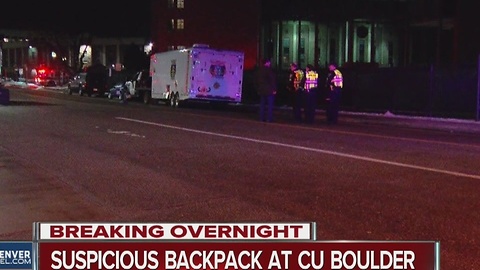 Bomb squad responds to CU Boulder