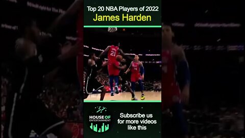 James Harden barely makes it to the top 20 NBA Players in 2022 | Top NBA Players #Shorts