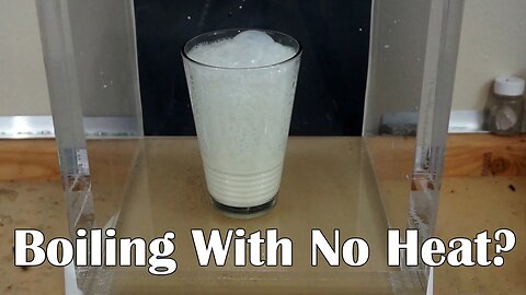 What Happens To Milk In A Huge Vacuum Chamber?