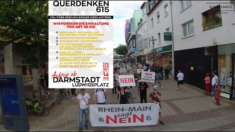 Beim Weinfest zweimal durch die Fußgängerzonen Darmstadts - mehr Öffentlichkeit geht nicht!