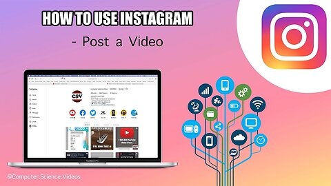 How to UPLOAD a Video to Instagram Using a Mac Computer - Basic Tutorial | New