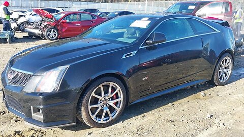 THIS MIGHT BE THE CHEAPEST CADILLAC CTS-V AT AUCTION FOR $10,000! *SUPERCHARGED*