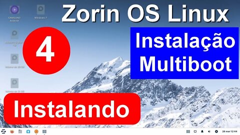 4- Como Instalar o Linux Zorin. Vídeo de Instalação. Acompanhe todos os passos da instlação do Zorin