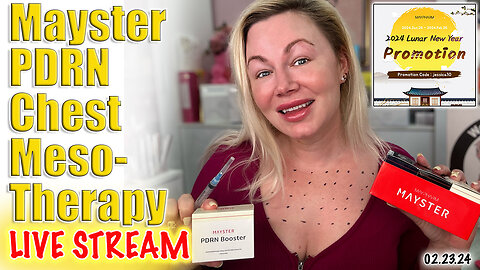 Live Testing Mayster PDRN Of the Skin Booster Set, Maypharm.net | Code Jessica10 Saves you 25%