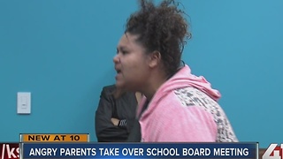 Parents disrupt Lawrence school board meeting