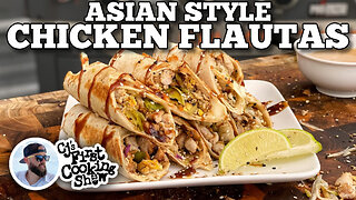 CJ's Epic Asian-Style Chicken Flautas | Blackstone Griddles