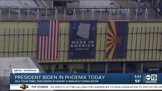 President Biden headed to Phoenix on Tuesday