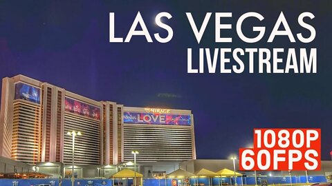 Vegas LIVESTREAM - Starting in a Strange Spooky Unknown Spot of The Strip 😯 1080p 60fps Stream