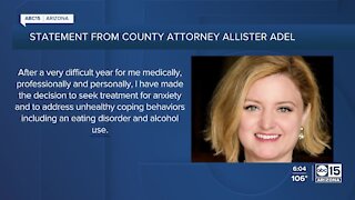 Maricopa County Attorney Allister Adel seeking treatment for alcohol use, eating disorder