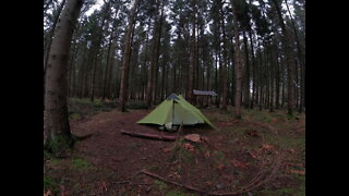 Vlog in the woods. Wildcamping