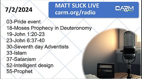 Matt Slick Live, 7/2/2024