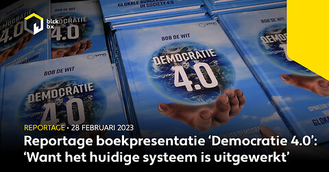 Reportage boekpresentatie ‘Democratie 4.0’: ‘Want het huidige systeem is uitgewerkt’