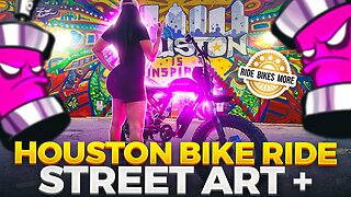 Discover Houston's Vibrant Charm: Bike Ride through Street Art, Landmarks, Parks, Graffiti and More!