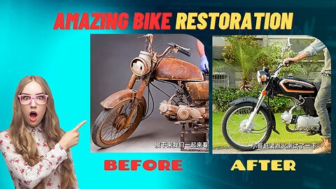 Motorbike complete Restoration may Shock You