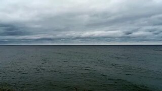 Lake Erie on a Mostly Cloudy & Grey Day ~ September 24, 2023