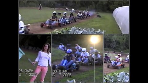 Galletta's Go-Karts 2005-8-7: 15-Kart, Mixed Motor, Long Missing Lost Race! [VHS-C to DVD]