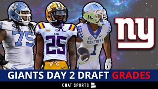 NY Giants GRADES After 2 Days Of NFL Draft