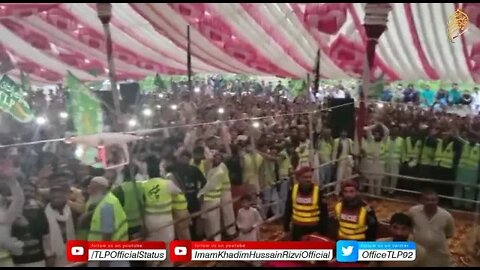 Hafiz Saad Hussan Rizvi Amazing Welcome || saad rizvi status || #rizvishairofficial #umairaftab