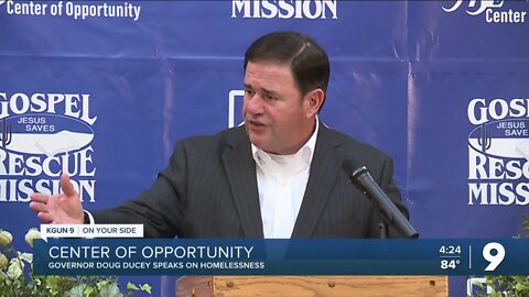 Doug Ducey in Tucson to address homelessness
