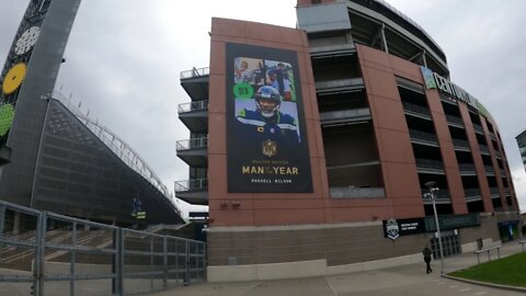 Walking to Century Link Field....home of Russell Wilson and the Seattle Seahawks