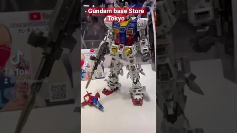 Gundam Base Store in Tokyo Japan