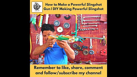 How to Make a Powerful Slingshot Gun | Simple Crafts from Wood Waste | DIY Making Powerful Slingshot