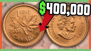RARE CANADIAN PENNIES WORTH MONEY - VALUABLE COINS IN POCKET CHANGE!!