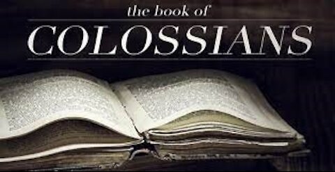 Study of the Book of Colossians - 4