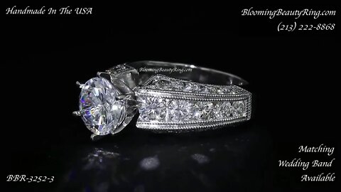 2.35 ctw Once In A Lifetime Diamond Engagement Ring By BloomingBeautyRing.com