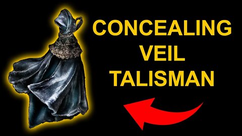 Concealing Veil Talisman & Black Knife Assassin - Elden Ring