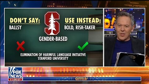 Stanford University Is Now The Place For Language Castration: Gutfeld