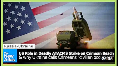 US Role in Deadly ATACMS Strike on Crimean Beach PREVOD SR