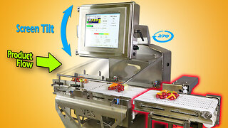 Inline Checkweigher with 17-inch Extended Color Touchscreen (Rotate/Tilt ) & Divert