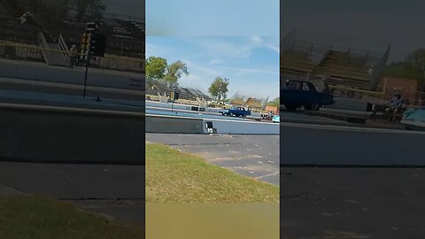 Fireman driving the 53 Studebaker drag car