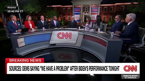 That moment when CNN realized Joe Biden's condition, in Presidential Debate (feat Jill Biden)