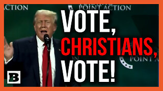 Trump Stumps for Christians: Promises Things Will Be So Good They Won't Have to Vote Next Time