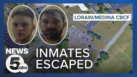 2 inmates escape from correctional facility in Elyria