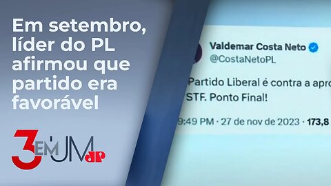 Valdemar da Costa Neto volta atrás e diz ser contra indicação de Flávio Dino ao STF