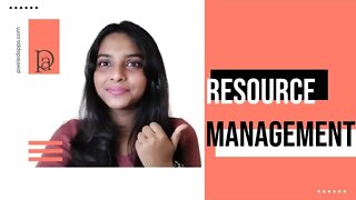 What is Resource Management?