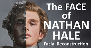The Face of Nathan Hale - Statue Facial Reconstruction - Digital Yarbs