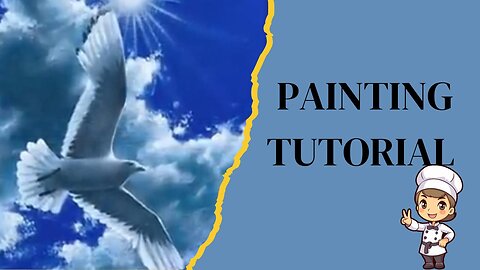 How to Draw a Flying Seagull Acrylic Painting STEP by STEP